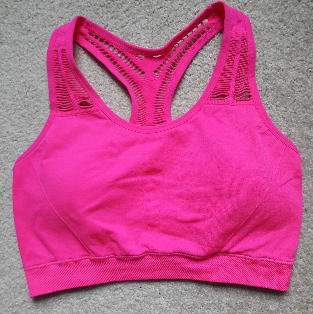 NWOT Xersion Hot Pink Sports Bra - Size Medium